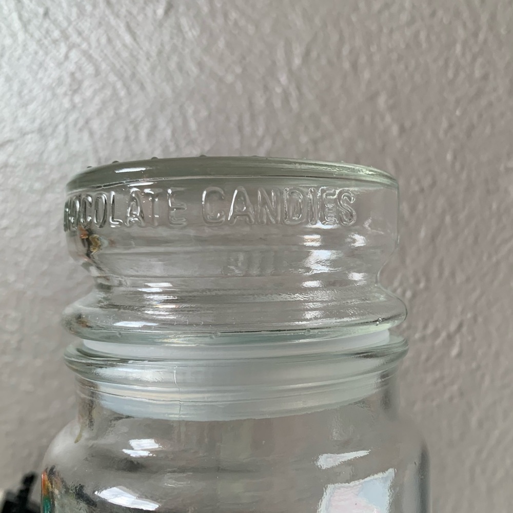 1984 M&M's Los Angeles Olympic Games Glass Candy Jar Collectable - Picture 7 of 7